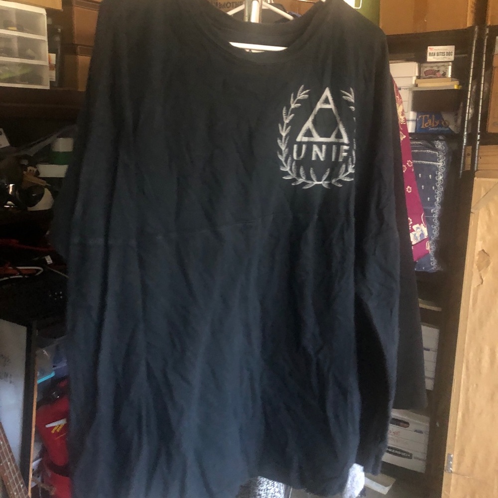 UNIF Crashing black Long Sleeve Tee XL
